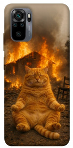 Чехол Burning cat для Xiaomi Redmi Note 10