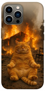 Чохол Burning cat для iPhone 13 Pro Max