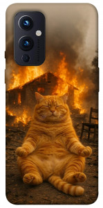 Чохол Burning cat для OnePlus 9