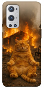 Чехол Burning cat для Oneplus 9 pro