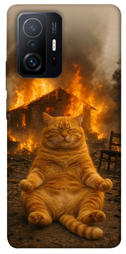 Чехол Burning cat для Xiaomi 11T