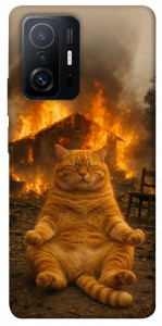 Чохол Burning cat для Xiaomi 11T