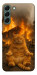 Чохол Burning cat для Galaxy S22+