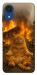 Чохол Burning cat для Galaxy A03 Core