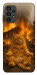 Чехол Burning cat для Galaxy A13 4G