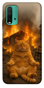 Чехол Burning cat для Xiaomi Redmi 9T