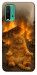 Чехол Burning cat для Xiaomi Redmi Note 9 4G