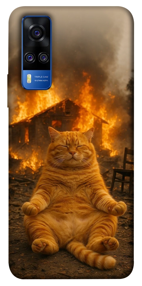 Чехол Burning cat для Vivo Y51a
