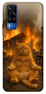 Чохол Burning cat для Vivo Y51a