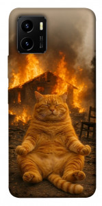 Чехол Burning cat для Vivo Y15s