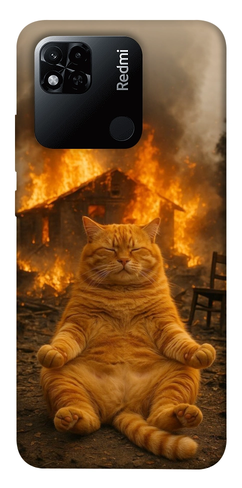 Чехол Burning cat для Xiaomi Redmi 10A