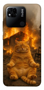 Чехол Burning cat для Xiaomi Redmi 10A