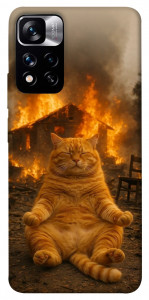 Чехол Burning cat для Xiaomi Redmi Note 11 5G