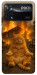 Чехол Burning cat для Xiaomi Poco X4 Pro