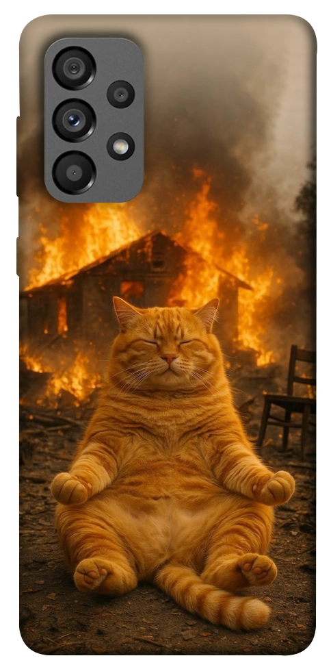 Чехол Burning cat для Galaxy A73 5G