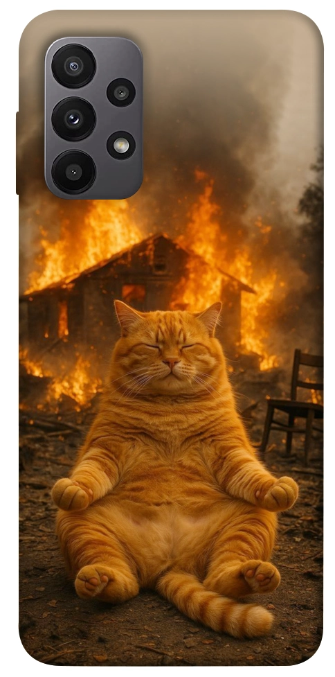 Чехол Burning cat для Galaxy A23