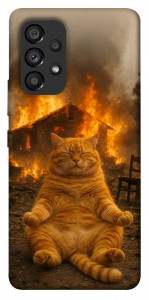 Чехол Burning cat для Galaxy A53