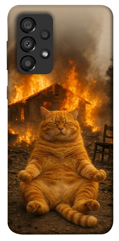 Чехол Burning cat для Galaxy A33 5G
