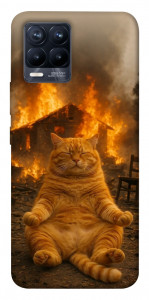 Чехол Burning cat для Realme 8 Pro