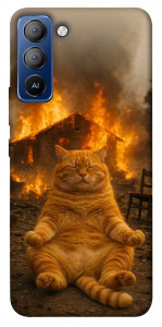 Чехол Burning cat для TECNO Pop 5 Pro