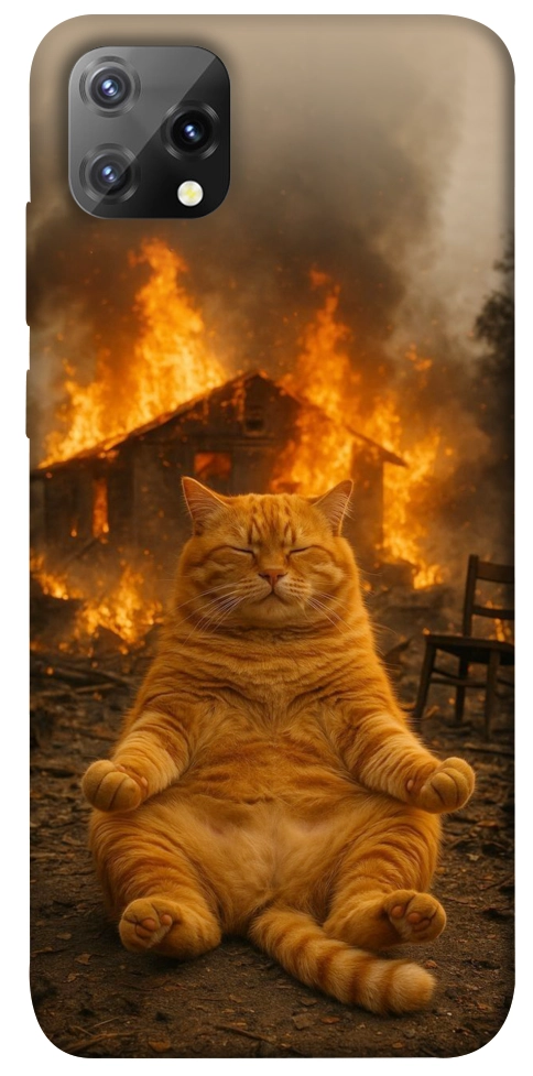 Чехол Burning cat для Blackview A55