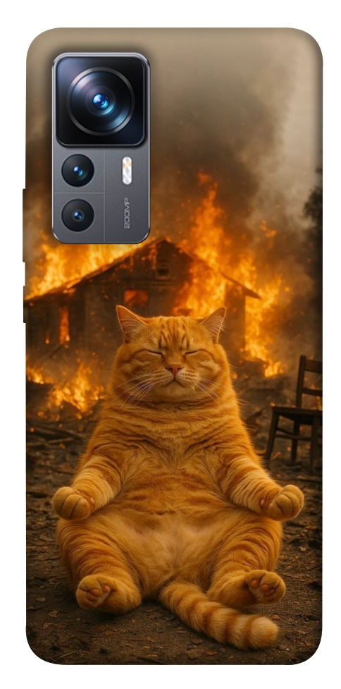 Чехол Burning cat для Xiaomi 12T