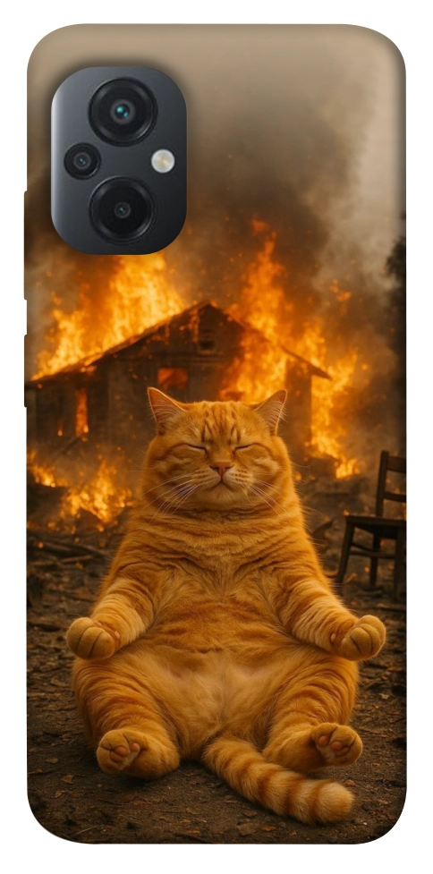 Чехол Burning cat для Xiaomi Poco M5