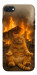 Чехол Burning cat для iPhone SE (2022)
