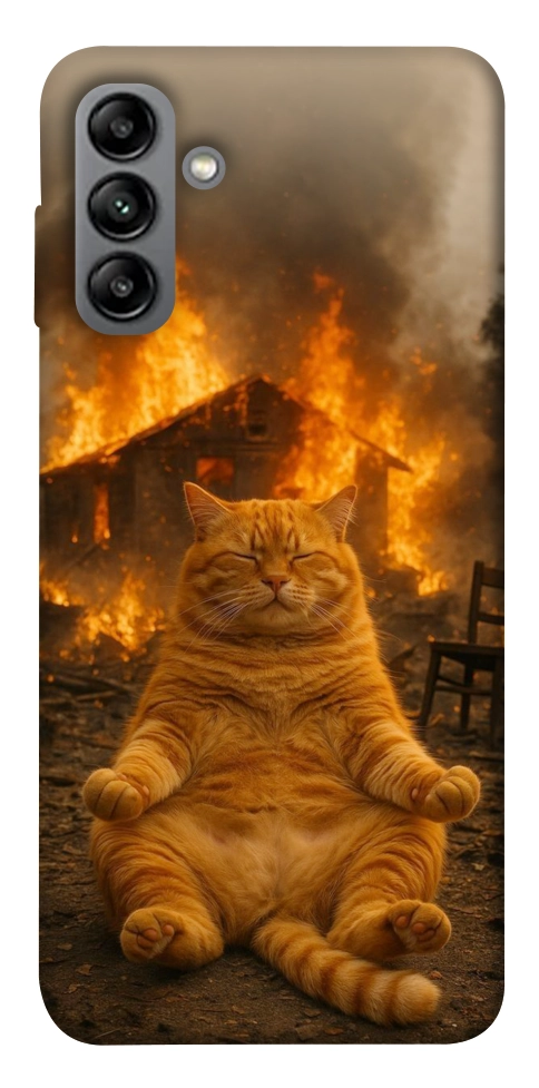 Чехол Burning cat для Galaxy A04s