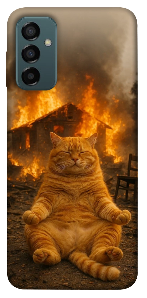Чехол Burning cat для Galaxy M23 5G