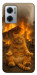 Чехол Burning cat для Xiaomi Redmi Note 11E
