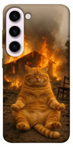 Чехол Burning cat для Galaxy S23+