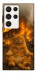 Чохол Burning cat для Galaxy S23 Ultra