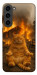 Чехол Burning cat для Galaxy S23