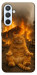 Чохол Burning cat для Galaxy A54 5G