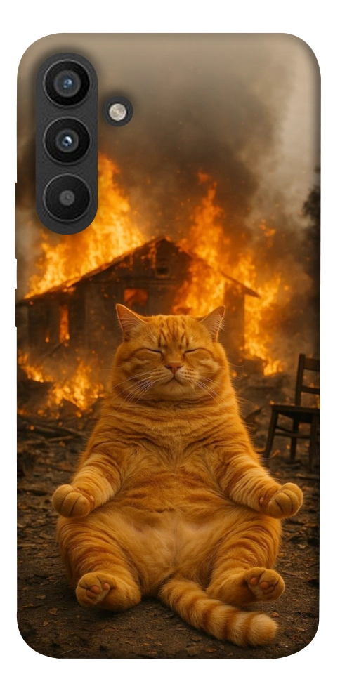 Чохол Burning cat для Galaxy A34 5G