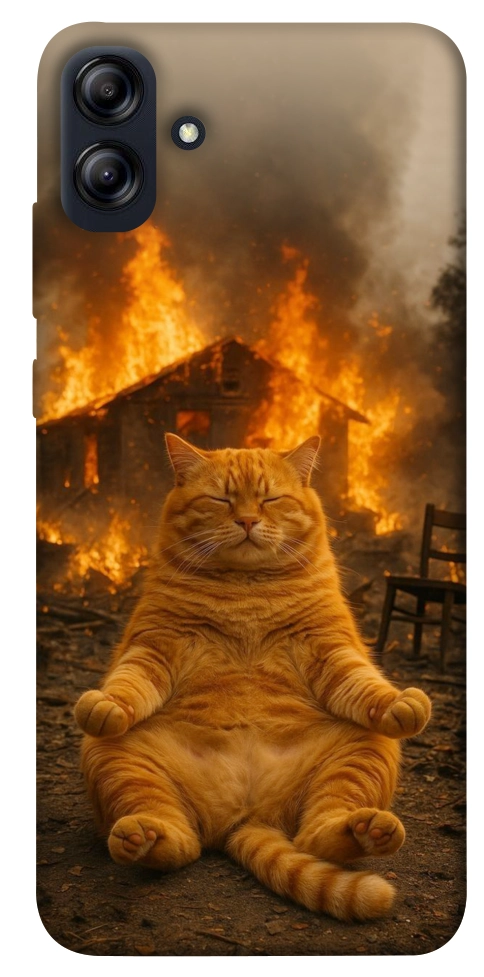 Чехол Burning cat для Galaxy A04e