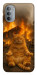 Чохол Burning cat для Motorola Moto G31