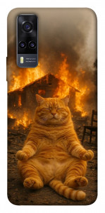 Чехол Burning cat для Vivo Y31