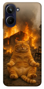 Чохол Burning cat для Realme 10 4G