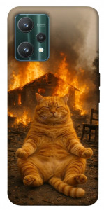 Чехол Burning cat для Realme 9 Pro