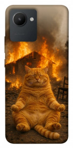 Чехол Burning cat для Realme C30