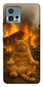Чехол Burning cat для Motorola Moto G72