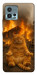 Чехол Burning cat для Motorola Moto G72