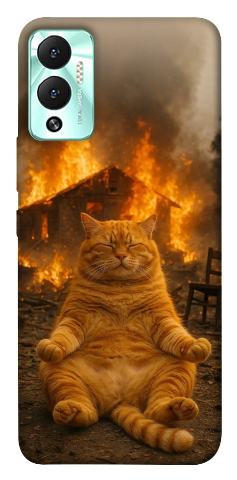 Чехол Burning cat для Infinix Hot 12 Play