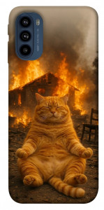 Чехол Burning cat для Motorola Moto G41