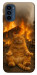 Чехол Burning cat для Motorola Moto G41