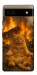 Чехол Burning cat для Google Pixel 6A