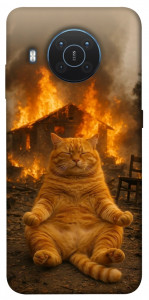 Чехол Burning cat для Nokia X20