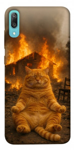 Чехол Burning cat для Huawei Y6 Pro (2019)